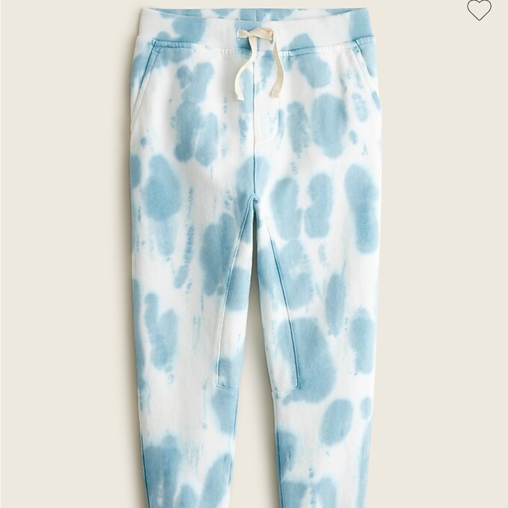 J.Crew Crewcuts Kids Blue Tie-Dye Joggers